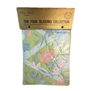VTG 70s MCM Carole Fabrics Sample Book 10.5" x 15.5" 70s Colors for Crafting